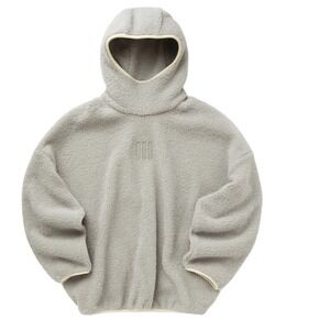 FEAR OF GOD ATHLETICS Sherpa Fleece Balaclava Hoodie lvory  cream Size M